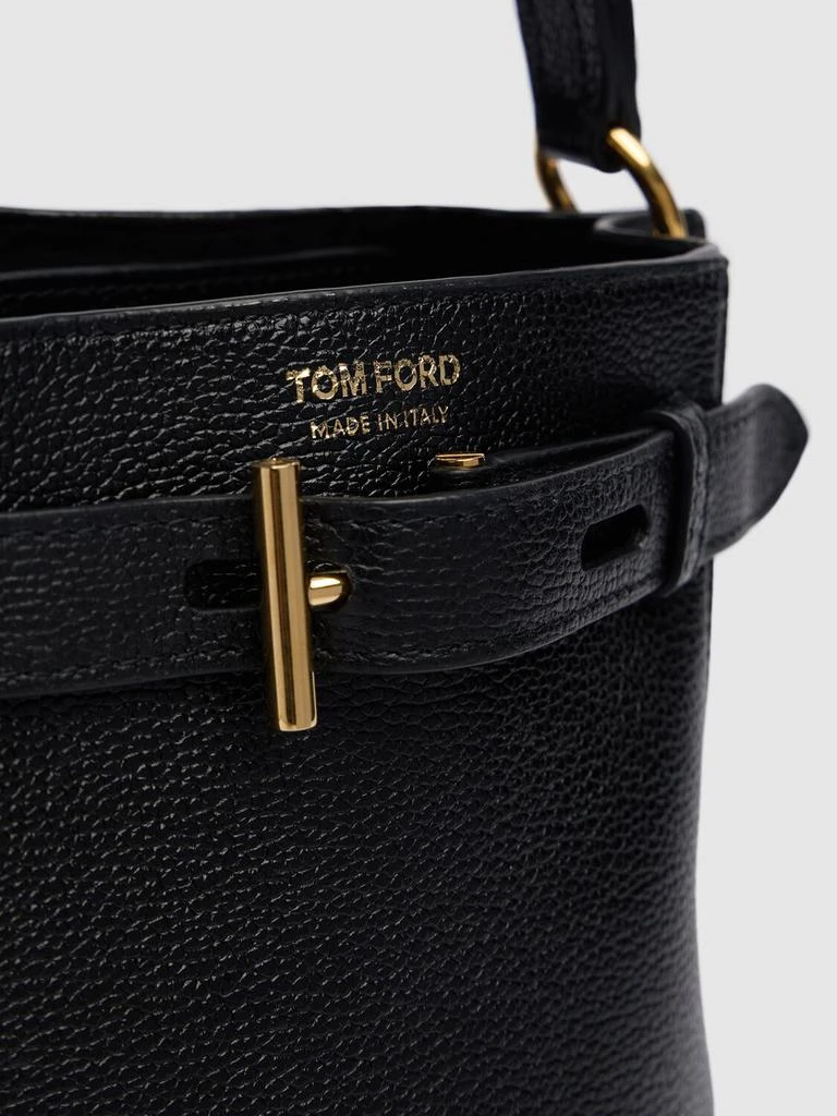 Tom Ford Mini Audrey Grain Leather Bucket Bag 4