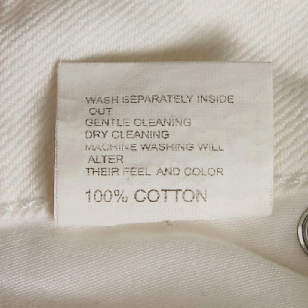 Jacquemus Jacquemus White Denim Le Coup de Soleil Wide Leg Jeans M/Waist 32" 6