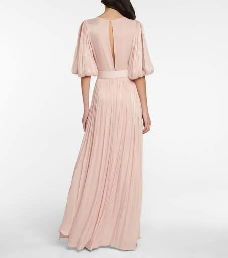 Costarellos Brennie iridescent georgette gown 3
