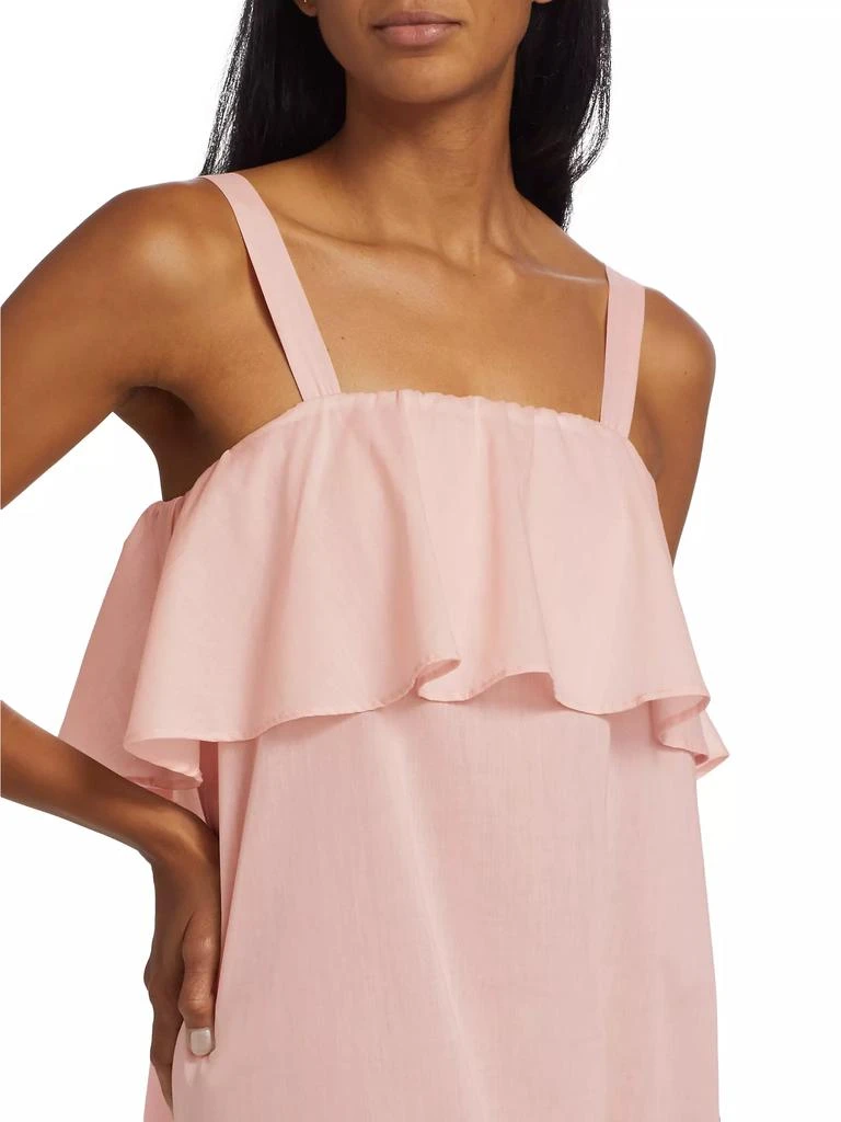 Pour Les Femmes Ruffle Maxi Dress 6