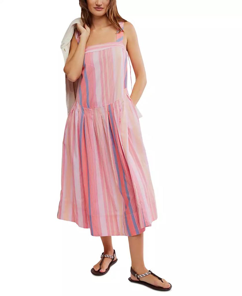 Free People Women's Primavera Striped Midi Dress