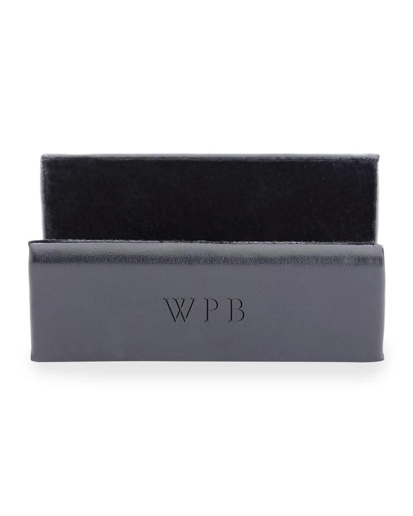ROYCE New York Personalized Leather Business Card Display Holder 1