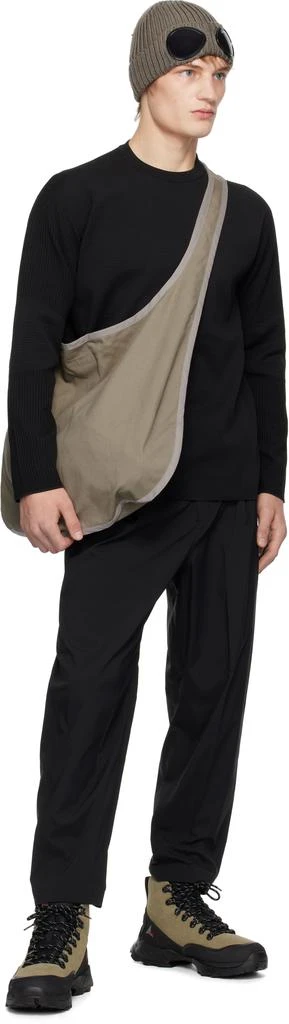 DESCENTE Black Primeflex Tapered Trousers 4
