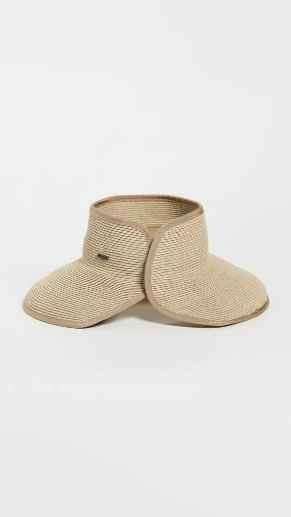 Brixton Ivy Packable Straw Visor 3