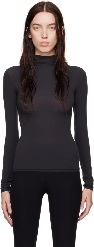 SKIMS Black Fits Everybody Turtleneck 1