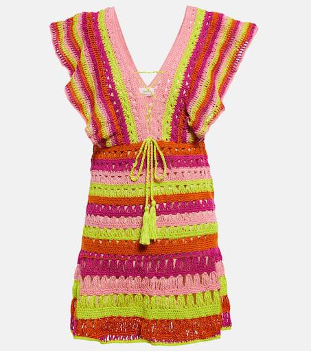 ANNA KOSTUROVA Melissa crochet minidress