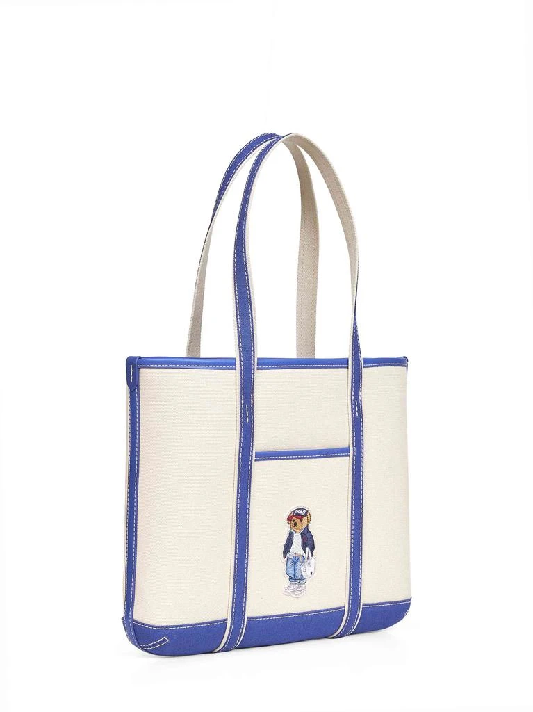 Ralph Lauren POLO RALPH LAUREN | Ecru Polo Bear small shopper tote | Women | PZ 2