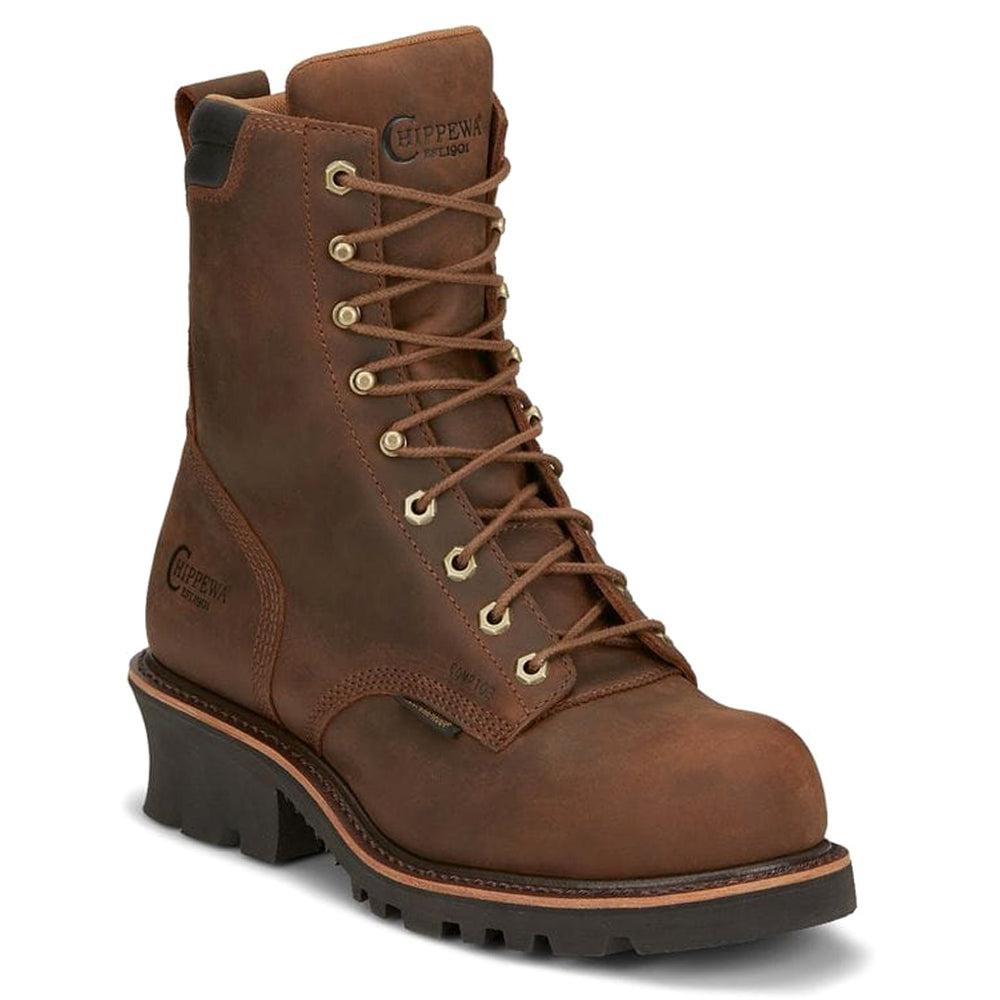 Chippewa Valdor 8 inch Waterproof Composite Toe Work Boots