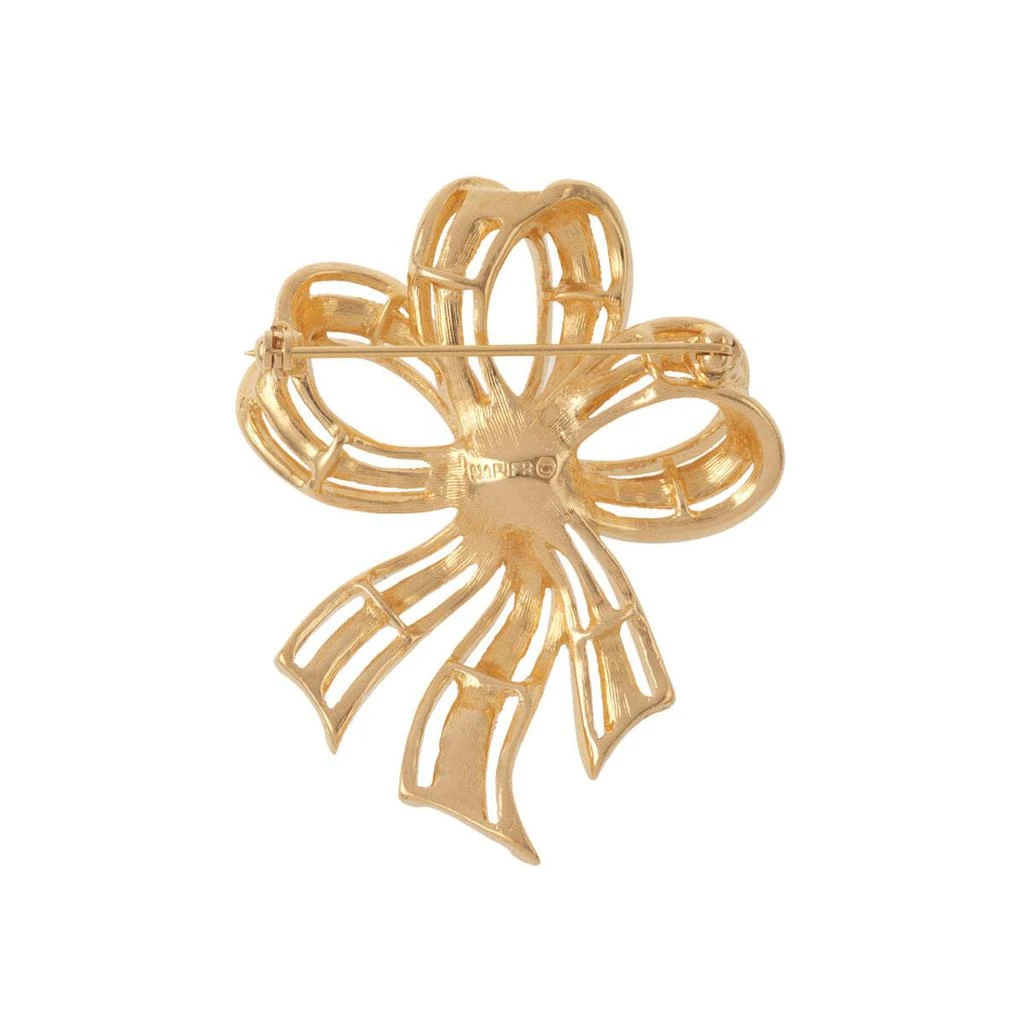Susan Caplan Vintage 1980s vintage napier bow brooch 2