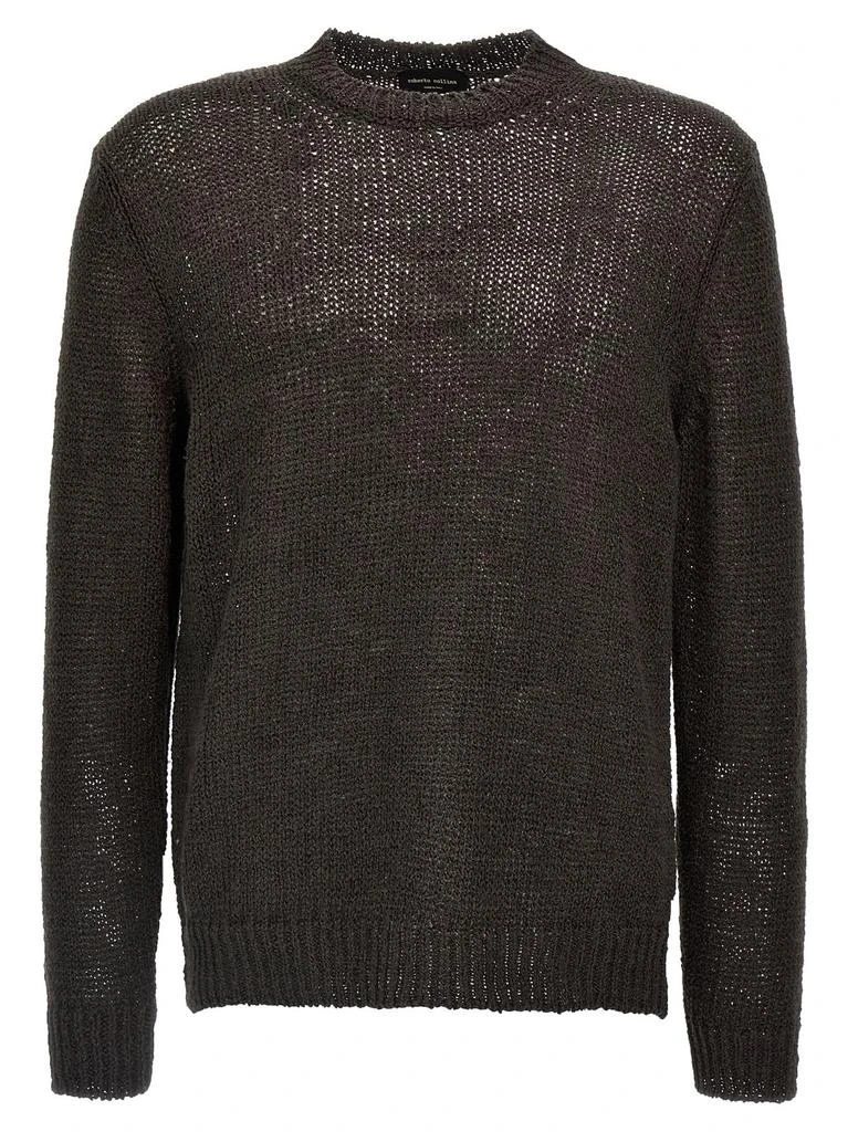 ROBERTO COLLINA Roberto Collina Crewneck Mesh Sweater 1