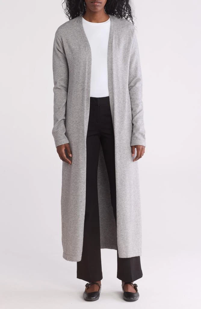Three Dots Jersey Longline Cardigan 1