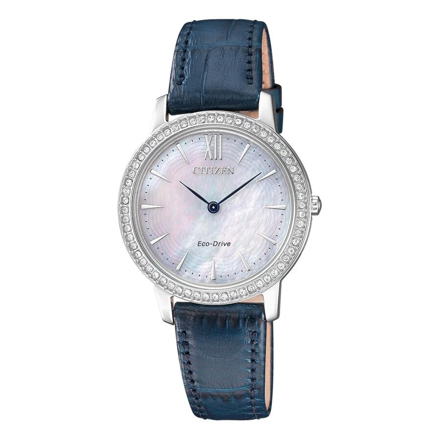 Shop Core Quartz Crystal Silver Dial Ladies Watch SUR385P2
