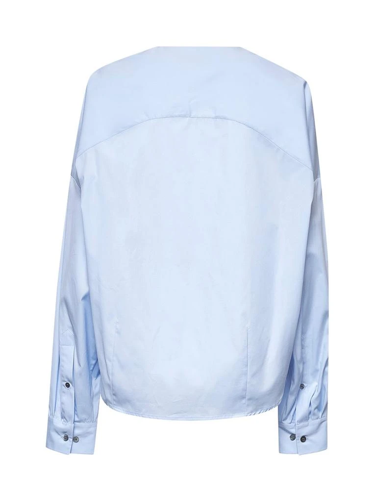 Dries Van Noten Dries Van Noten V-Neck Poplin Top 2