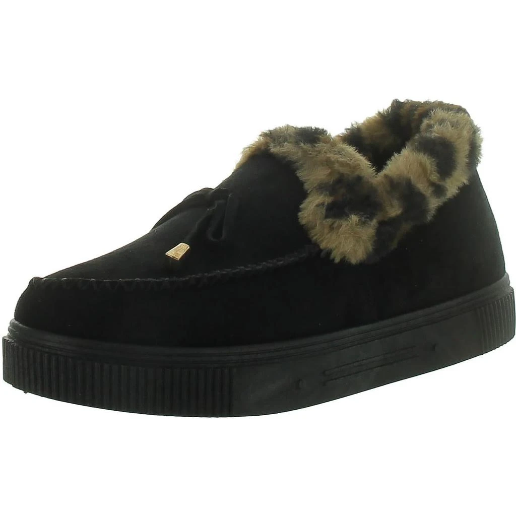 Journee Collection Journee Collection Womens Midnight Faux Suede Moccasins 6