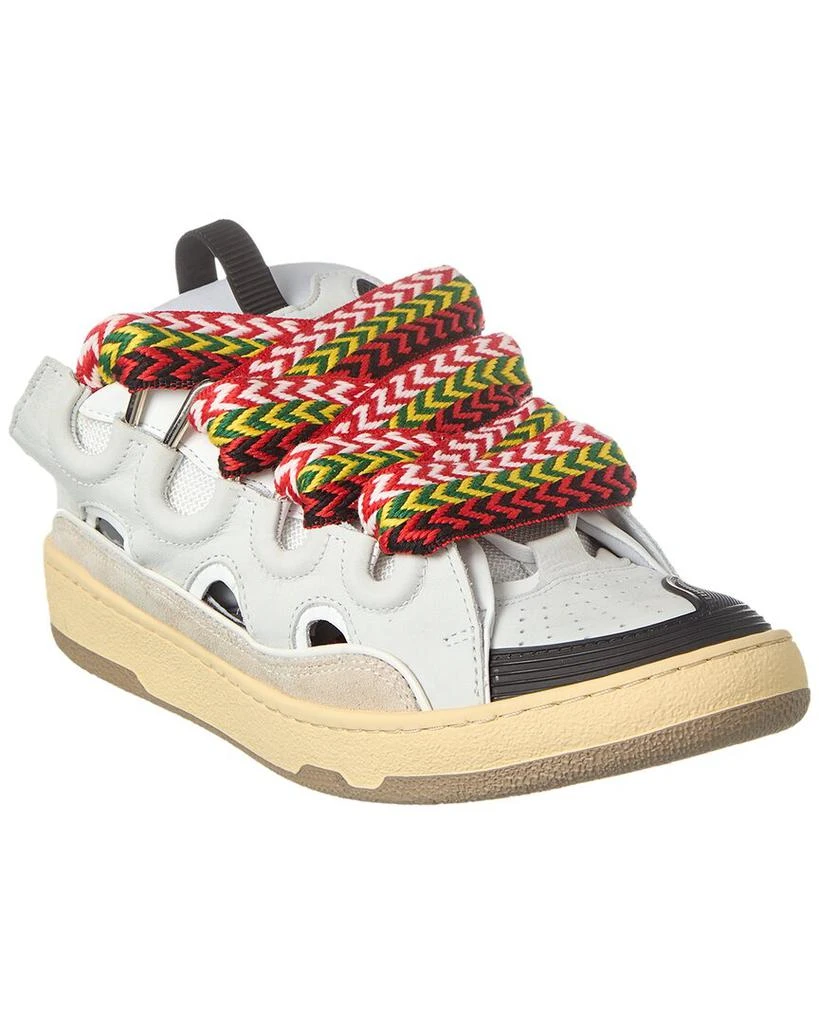 Lanvin LANVIN Curb Leather & Mesh Mule Sneaker 1