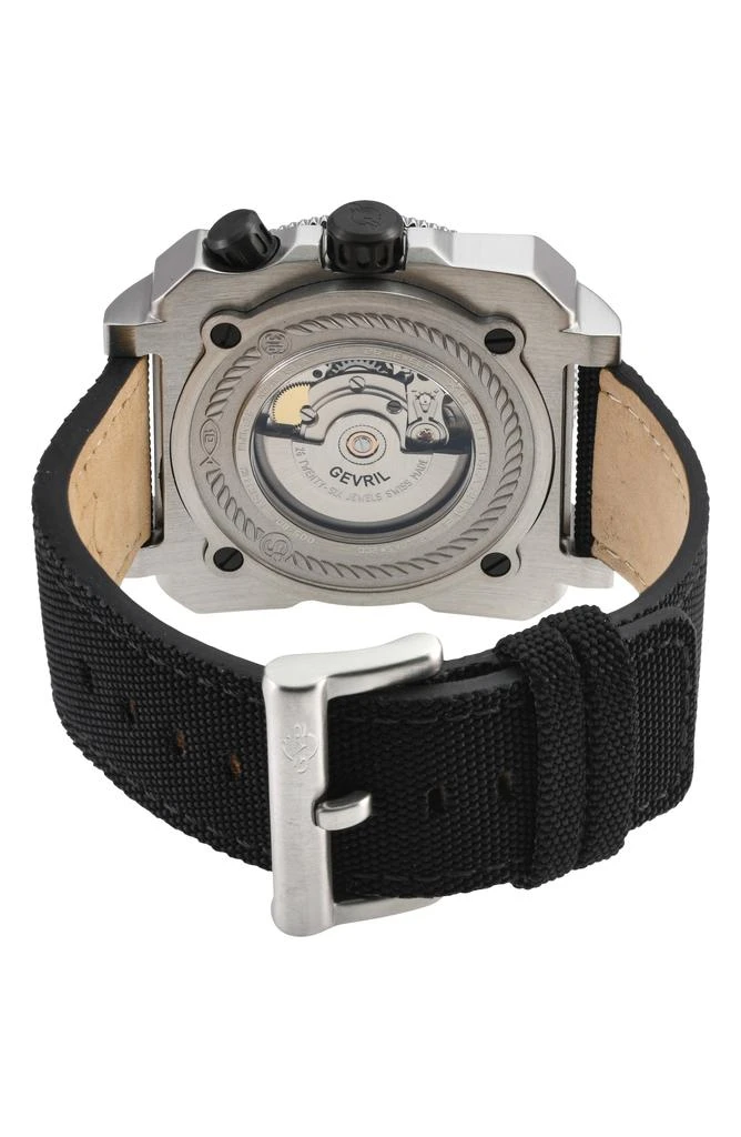 GV2 XO Submarine Canvas Strap Watch, 44mm 2