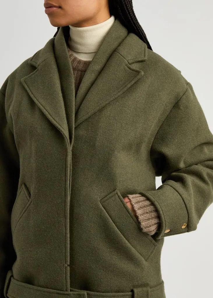 KASSL EDITIONS Biker wool-blend jacket 5