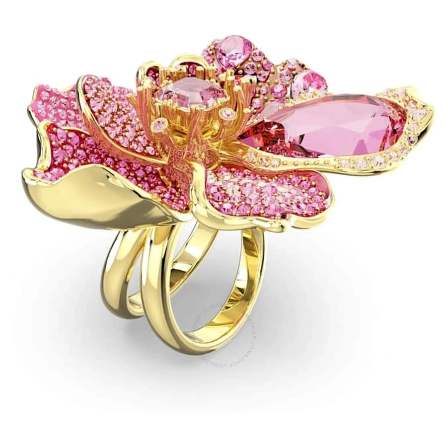 Swarovski Florere Motif Ring Gold Shiny Rose 3