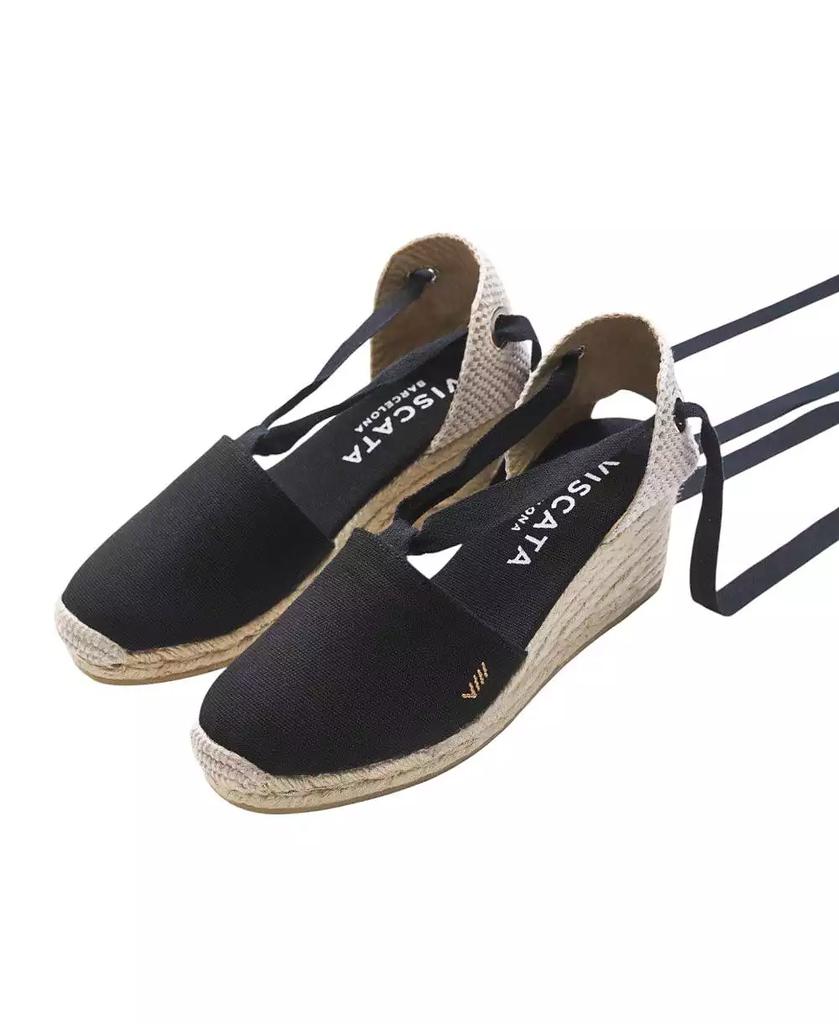 VISCATA Escala Canvas Espadrille Wedges