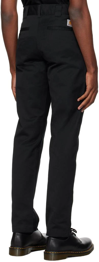 Carhartt WIP Black Master Trousers 3
