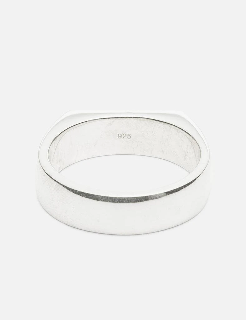 NEIGHBORHOOD Silver Signet Ring 2
