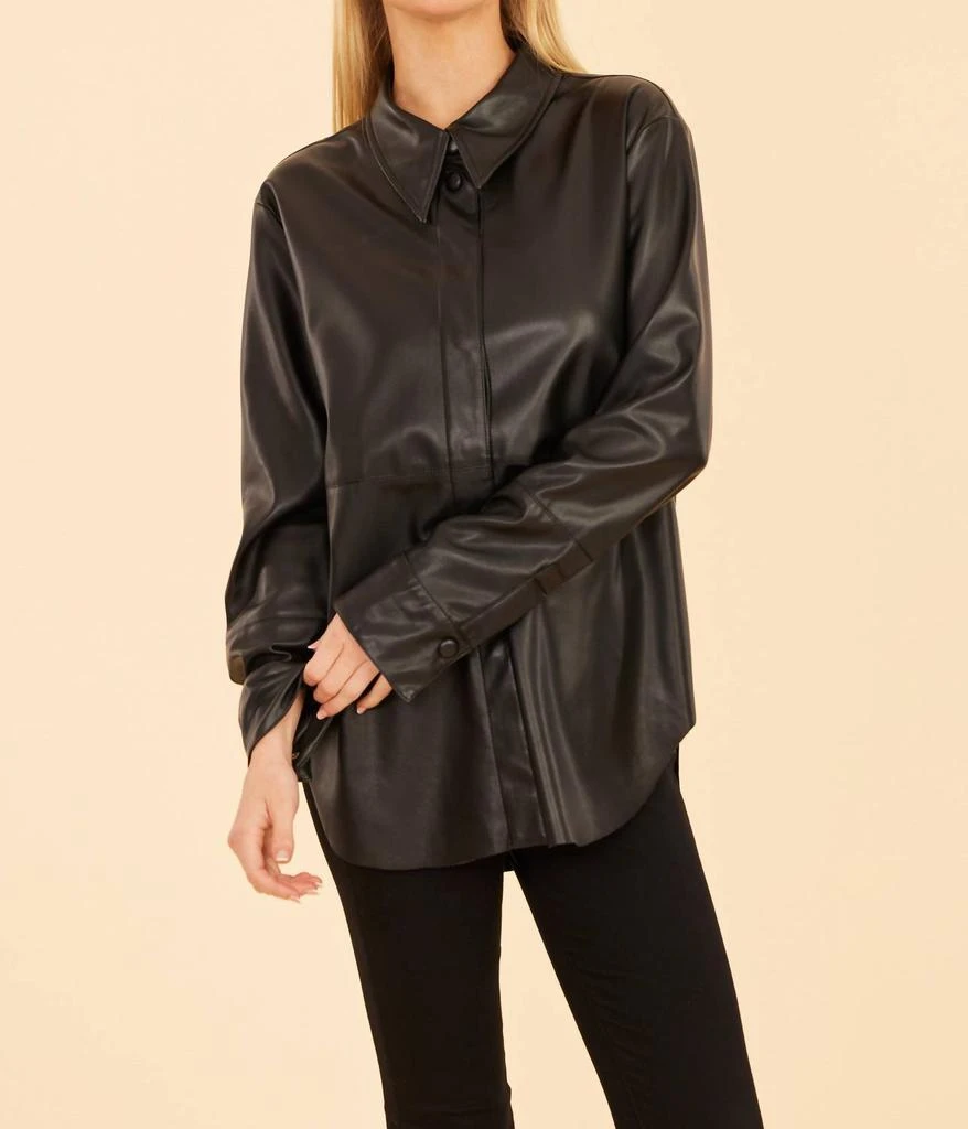 DOLCE CABO Dolce Cabo - Vegan Leather Shirt