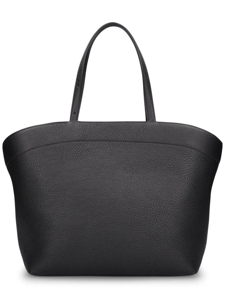 SAVETTE The Large Tondo Grained Leather Tote 4