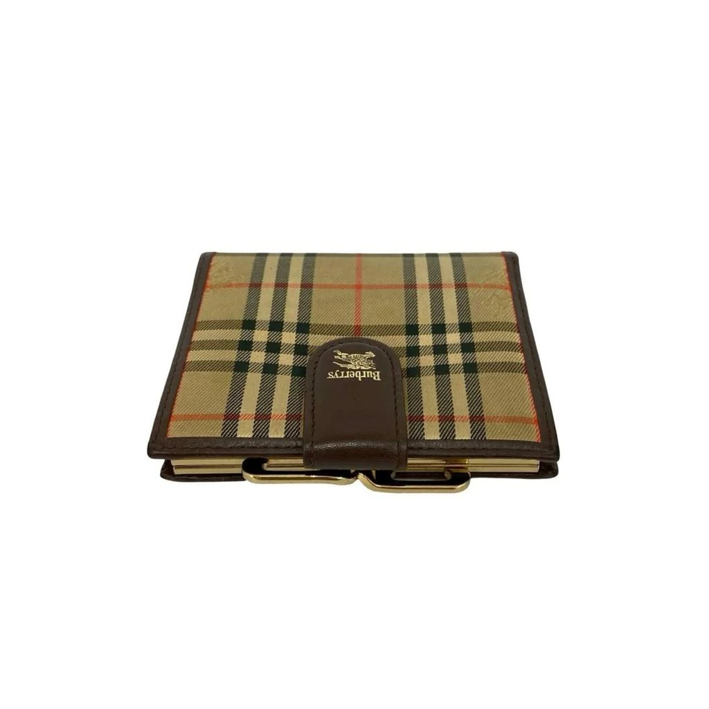 Burberry Leather Canvas Wallet (Bi-Fold) (Pre-Owned) 3