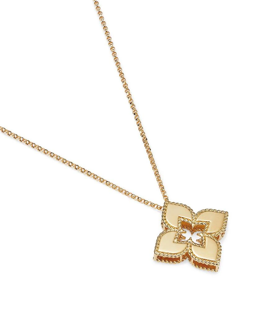 Roberto Coin 18K Yellow Gold Petite Venetian Princess Diamond Pendant Necklace, 17" 7