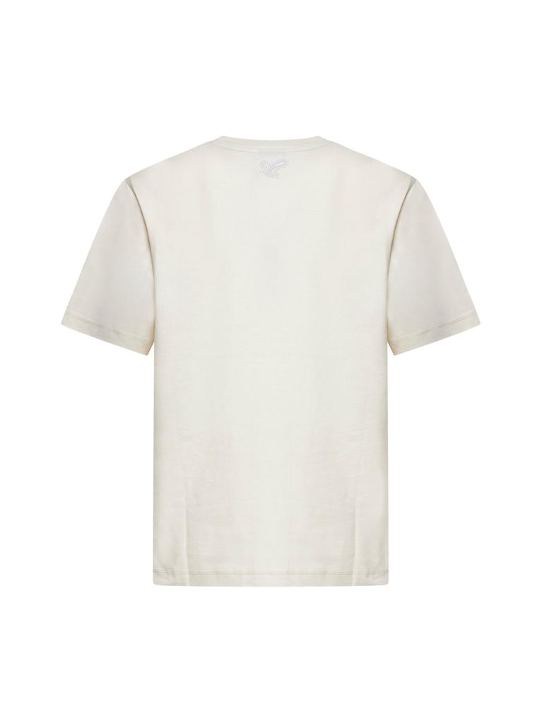 Burberry Burberry Logo Embroidered Crewneck T-Shirt