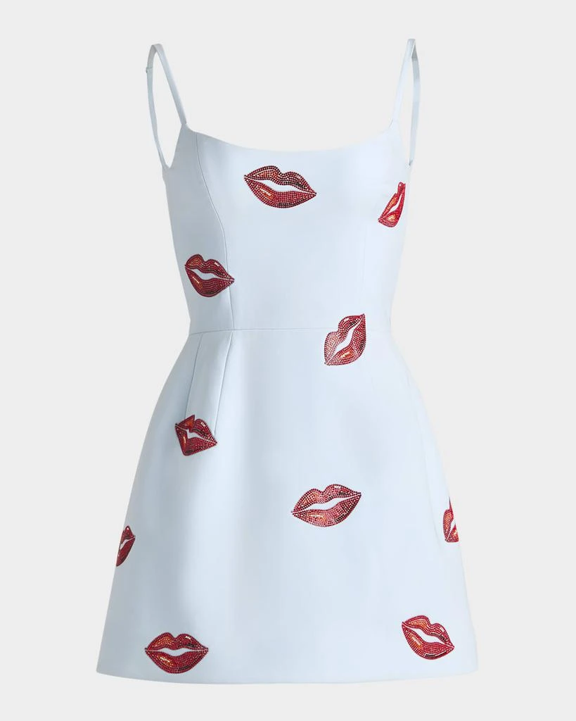 knee length dresses for ladies Generation Kiss Lace Mini Dress With Ruffles Y2K main image 0