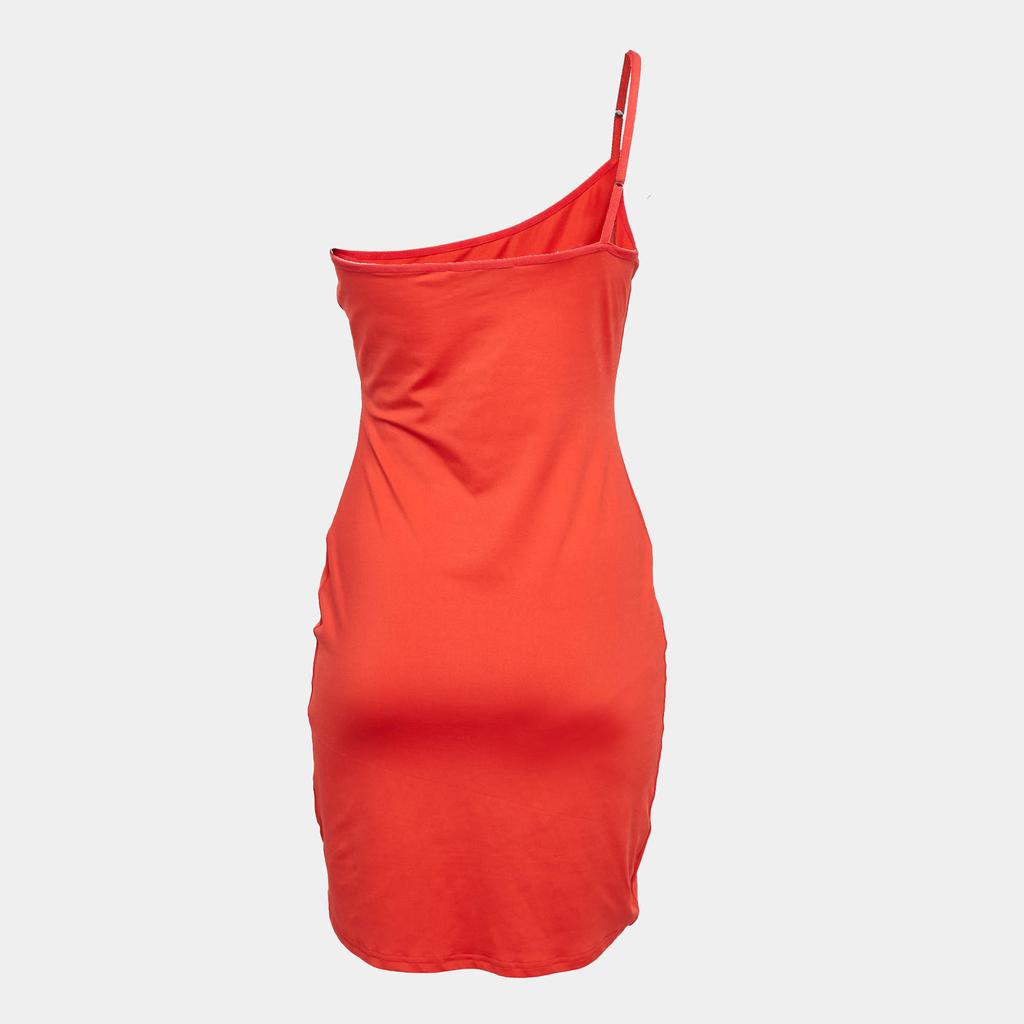 Preen By Thornton Bregazzi Preen By Thornton Bregazzi Red Jersey One Shoulder Bodycon Dress M
