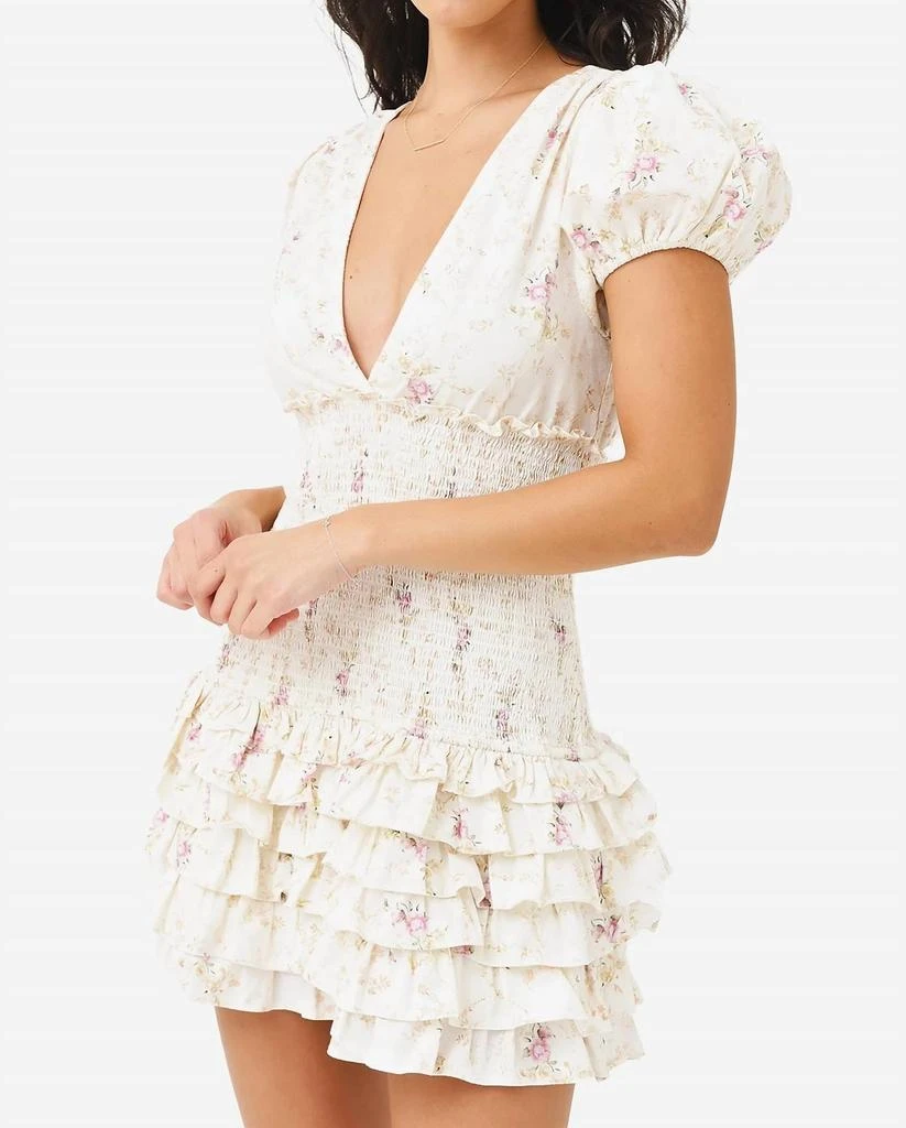 LOVESHACKFANCY Radia Dress In Pink Parasail 4