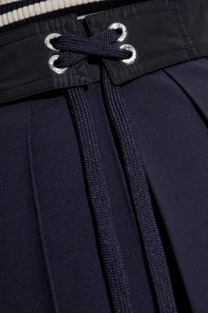 Moncler Moncler Logo Patch Pleated Midi Skirt 4
