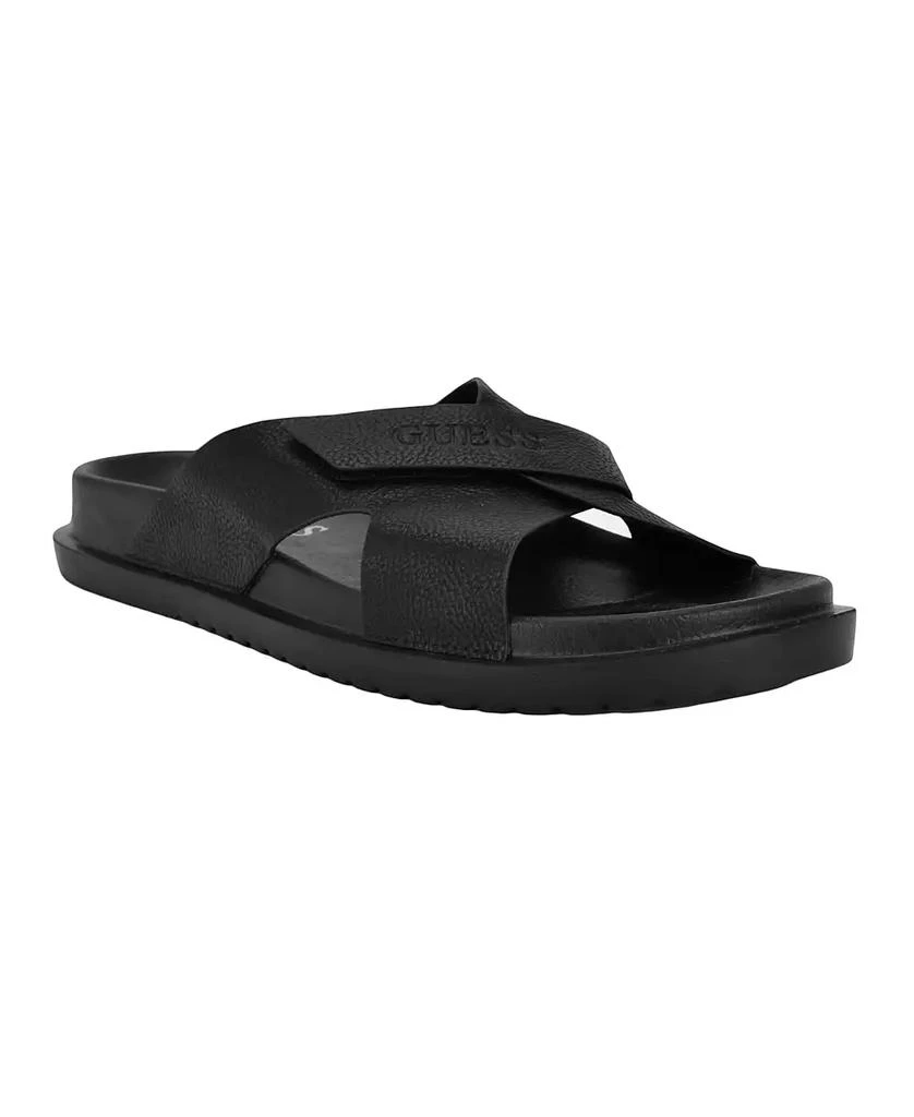 GUESS Men's Vaton Strap Detail Slip On Sandals 1