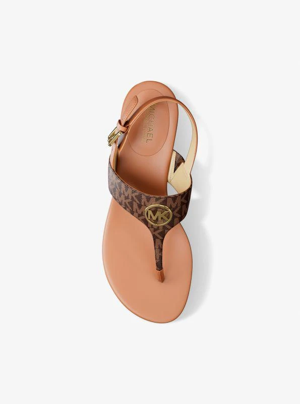 Michael Kors Hannah Signature Logo T-Strap Sandal 5