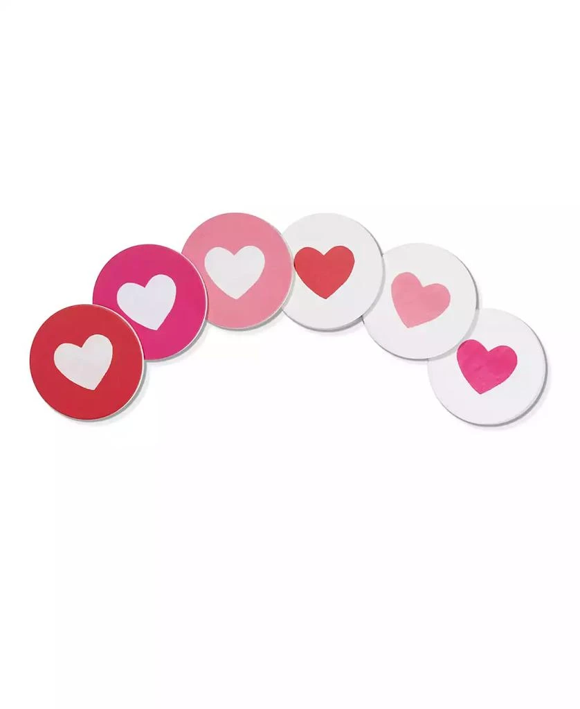 Thirstystone Printed Heart Coasters, Set of 6 4