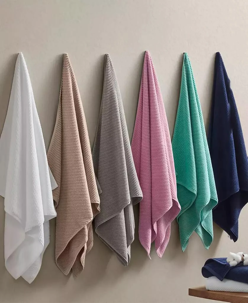 Madison Park Diagonal Ribbed Cotton 4-Pc. Bath Towel Set 13