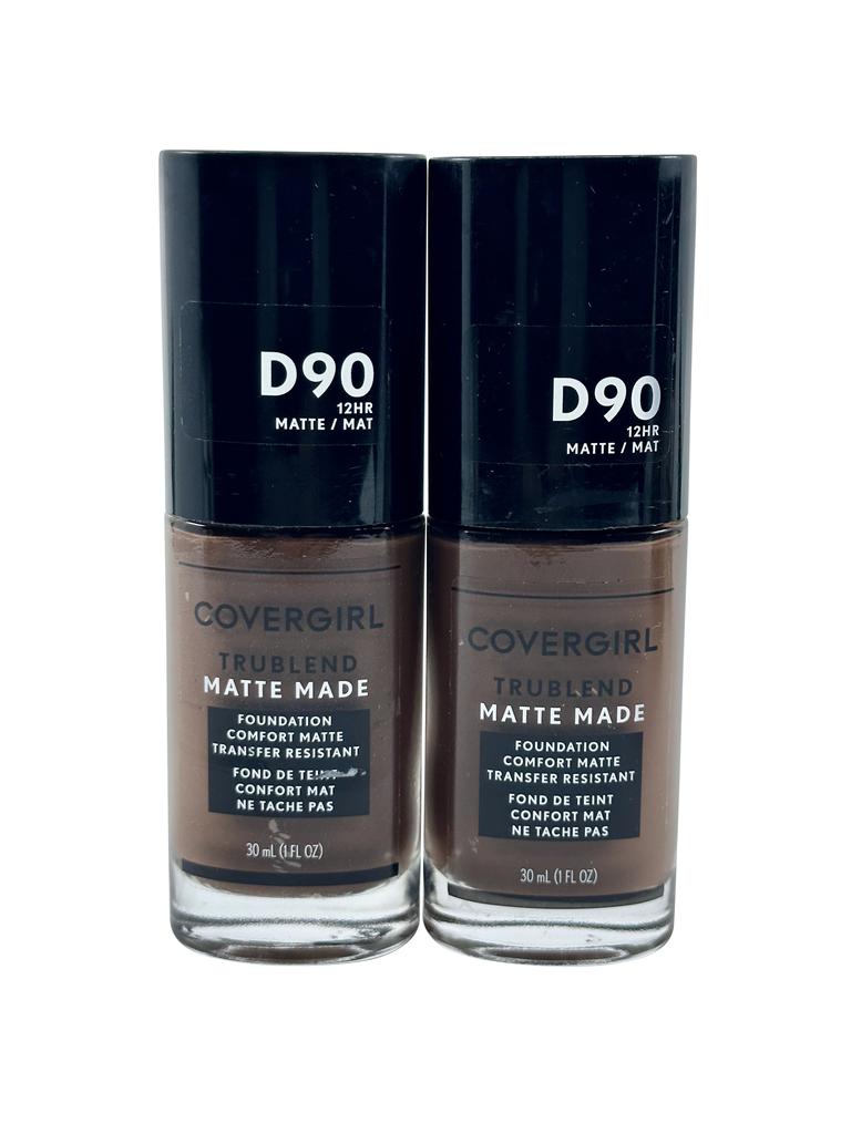 CoverGirl Cover Girl True Blend Matte Made Foundation D90 Espresso 1 OZ Set of 2