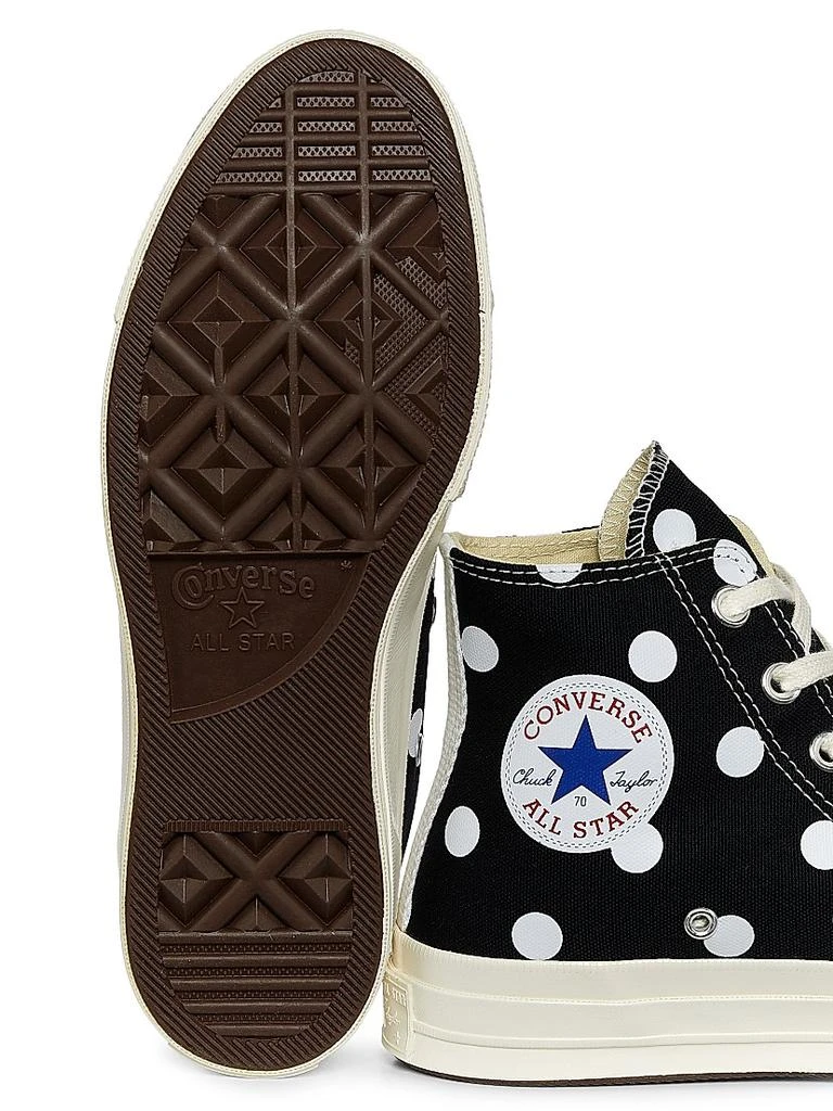 Comme des Garcons CdG Play x Converse Women's Polka Dot High-Top Sneakers 6