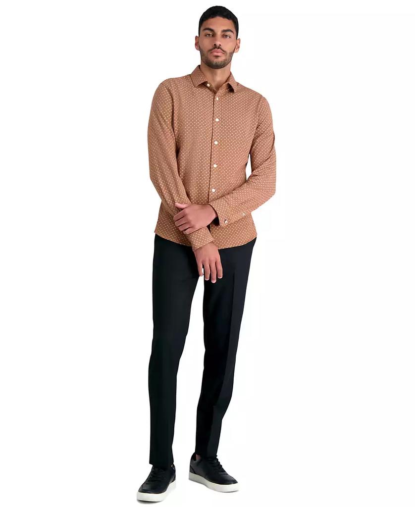 Haggar JMH Men's 4 Way Stretch Slim Fit Flat Front Dress Pant