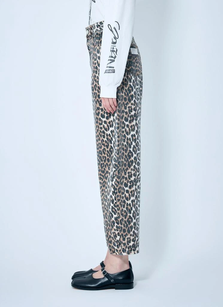 Ganni Leopard Stary Jeans 3