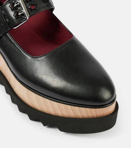 Stella McCartney Elyse Eco Alter Mat leather platform sneakers 5
