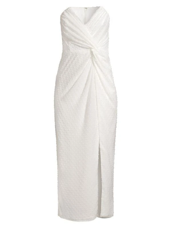 Katie May Come On Home Twisted Strapless Midi-Dress 5