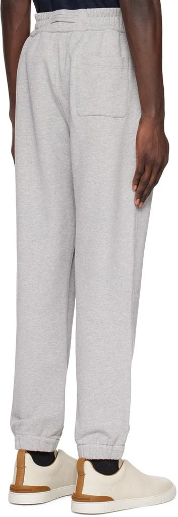 ZEGNA Gray Bonded Sweatpants 3