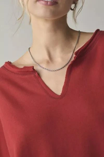Out From Under Out From Under Break It Up Notch V-Neck Pullover 2