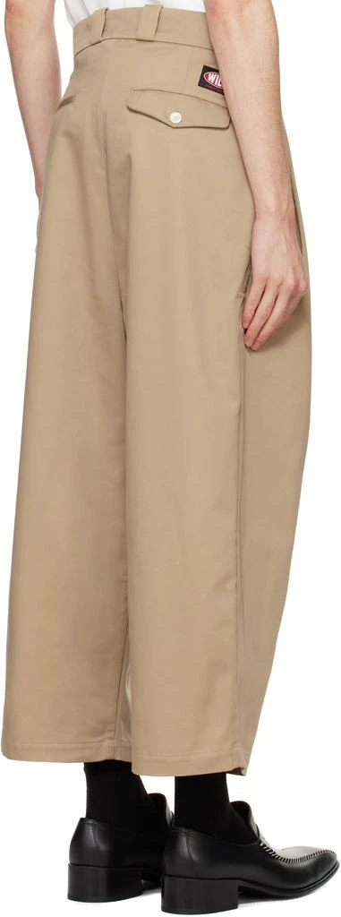 WILLY CHAVARRIA Khaki Borracho Work Trousers 3