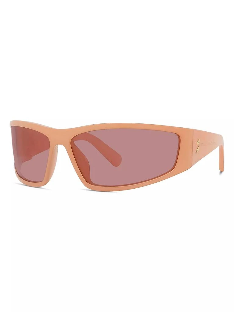 Stella McCartney Fashion Show 70MM Wrap Sunglasses 2