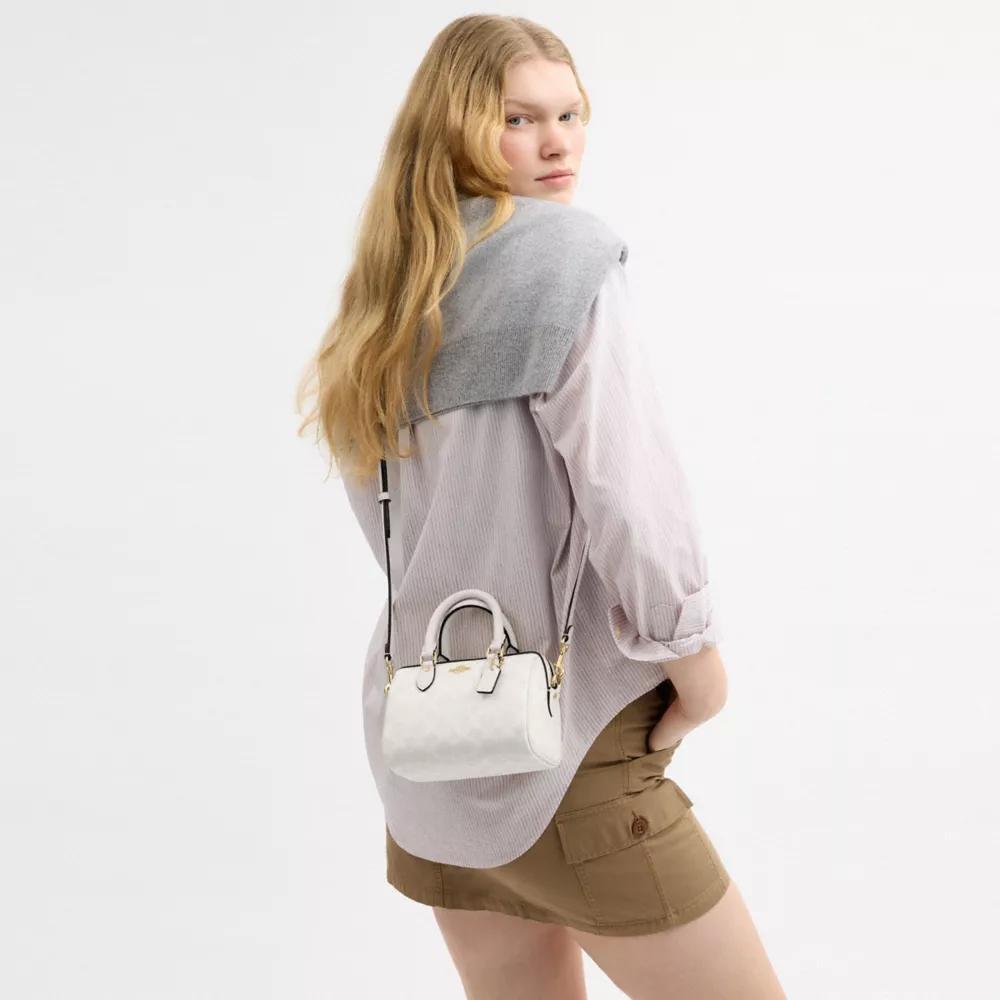 Coach Mini Rowan Crossbody Bag In Signature Canvas