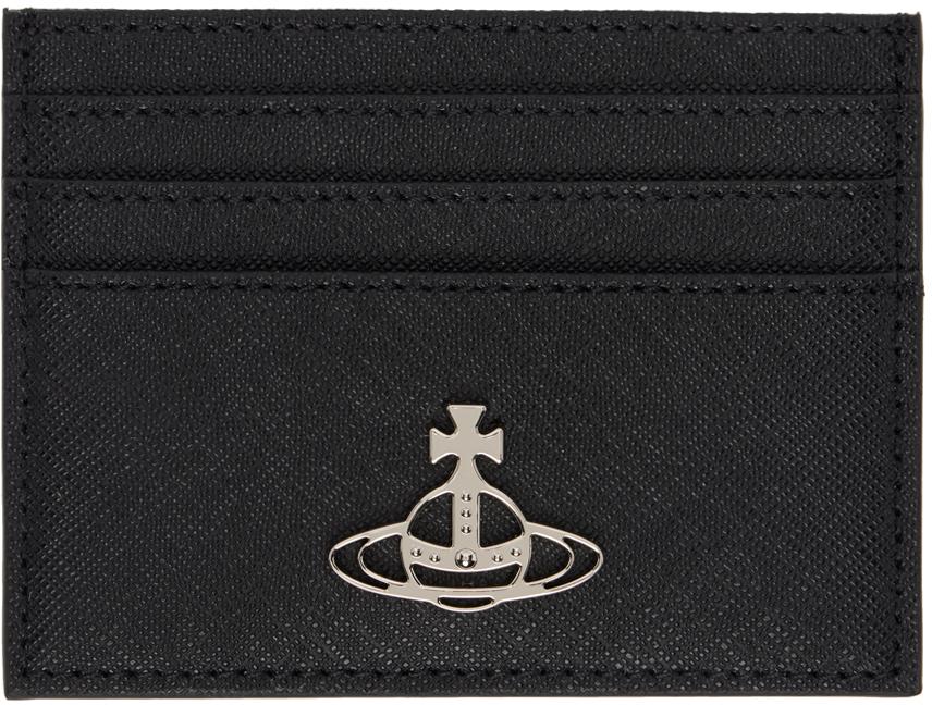 Vivienne Westwood Black Flat Card Holder